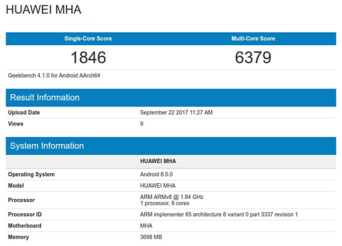 是Huawei Mate 9將獲Android 8.0 Oreo系統更新?這篇文章的首圖