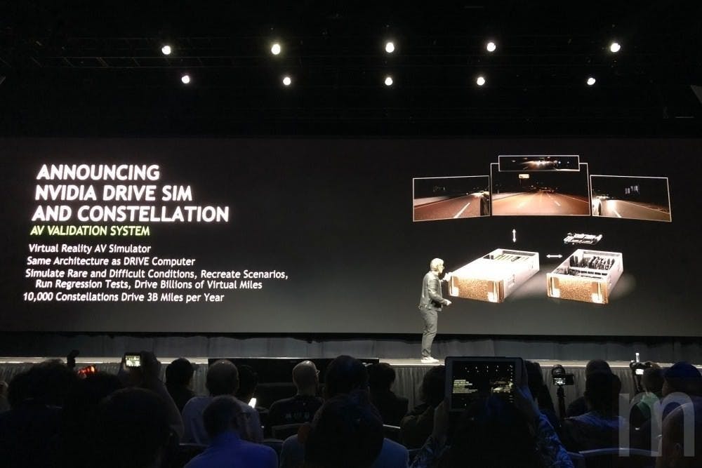 是NVIDIA Drive Constellation 讓自駕車短時間快速累積10億英哩「上路」行駛經驗這篇文章的首圖