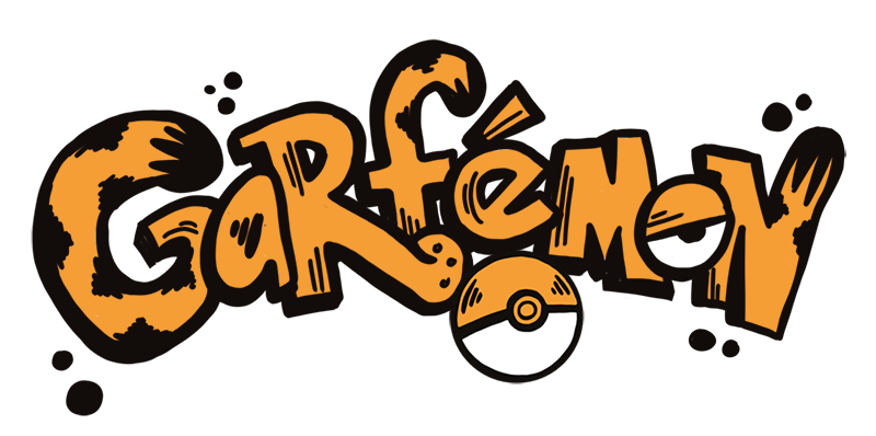 是Pokémon + Garfield = Garfémon (寶可夢+加菲貓=加菲夢?)這篇文章的首圖