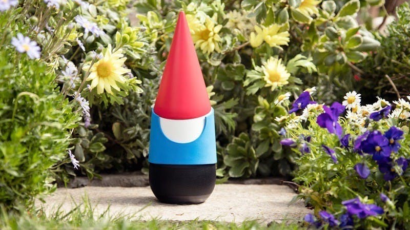 是Google推出對應戶外使用的智慧喇叭Google Gnome這篇文章的首圖