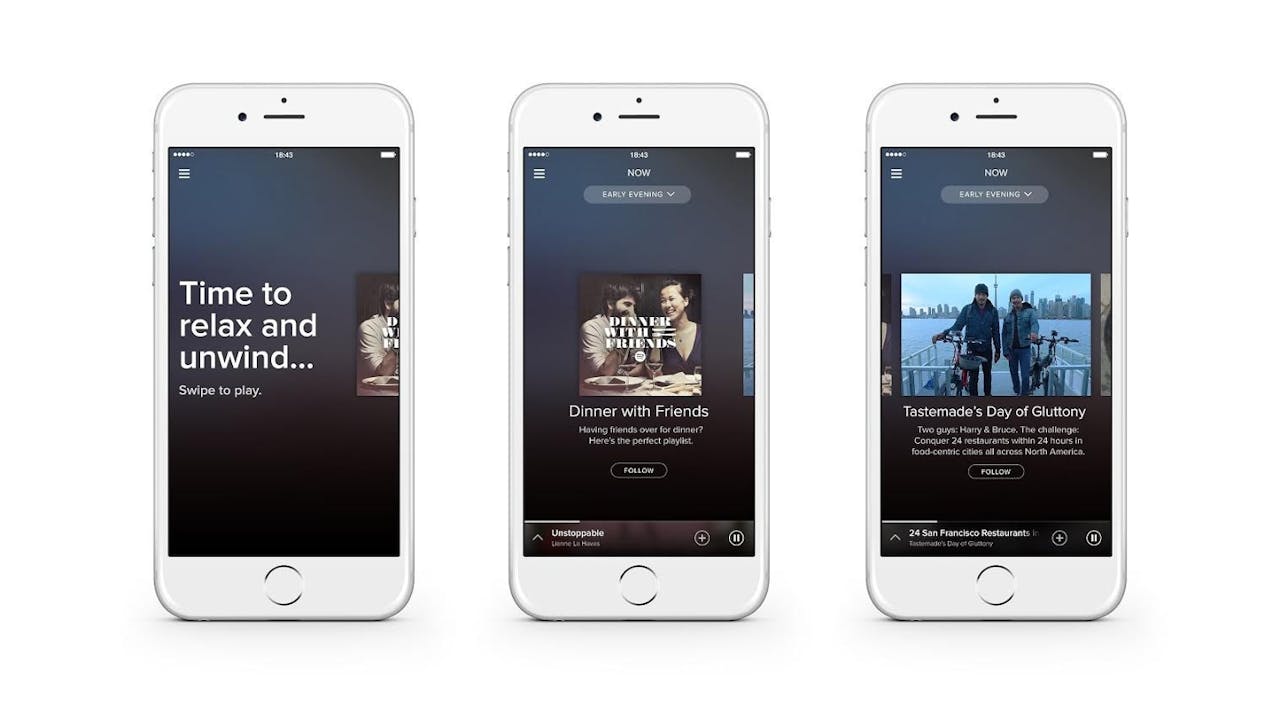 是搶於蘋果前先聲奪人, Spotify 發表全新介面 Now 以及運動專用功能 Spotify Running這篇文章的首圖