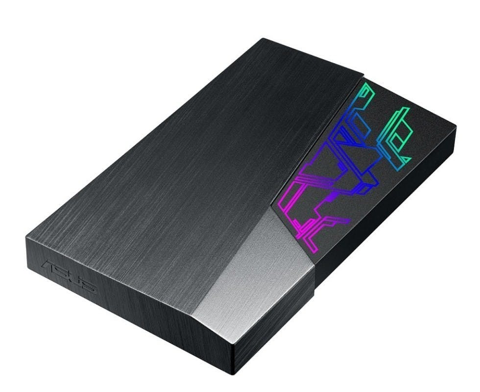 是呼應電競風格 華碩新款外接硬碟也加入Aura Sync同步燈效的第1張圖