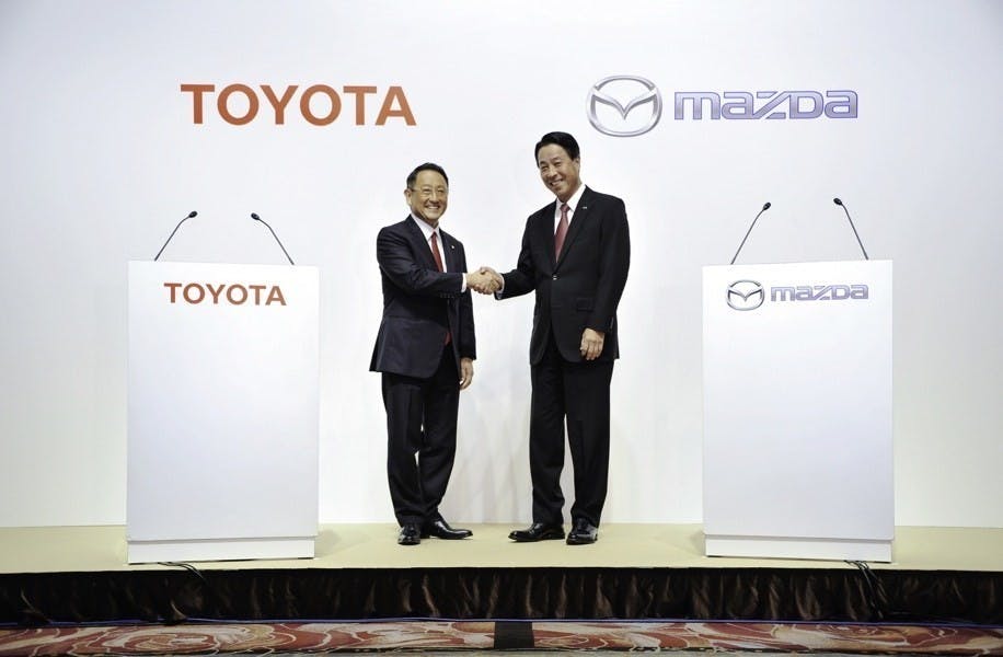是豐田、馬自達結盟打造電動車 將於美國設置生產線這篇文章的首圖