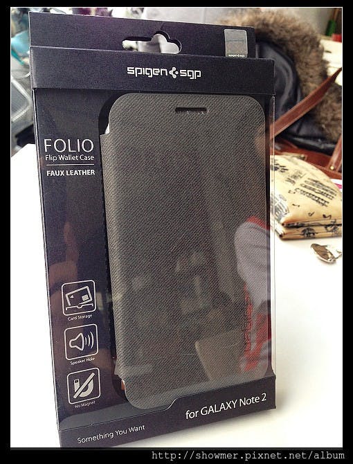 是SGP FOLIO 給 Note II 使用的保護殼簡單開箱這篇文章的首圖