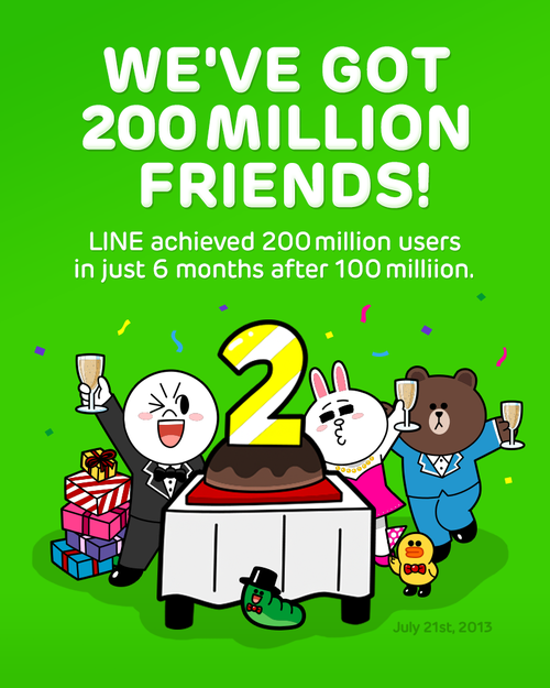 是LINE用戶破兩億,熱門貼圖限時免費下載中這篇文章的首圖