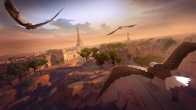 是Ubisoft首款VR遊戲 《Eagle Flight》化身老鷹飛翔這篇文章的首圖