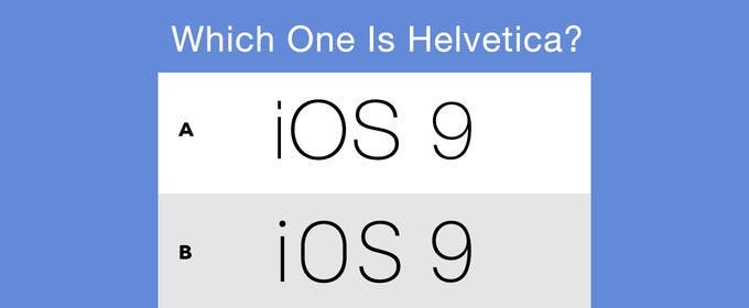 是iOS 9 將偷換掉 Helvetica 字體,改用 San Francisco;測試看看自己能不能分辨這兩種字體吧!這篇文章的首圖