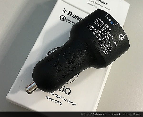 是Tronsmart 一對三 三孔車用快速充電器 (C3PTA) 支援 QC3.0 就是方便好用 這篇文章的首圖