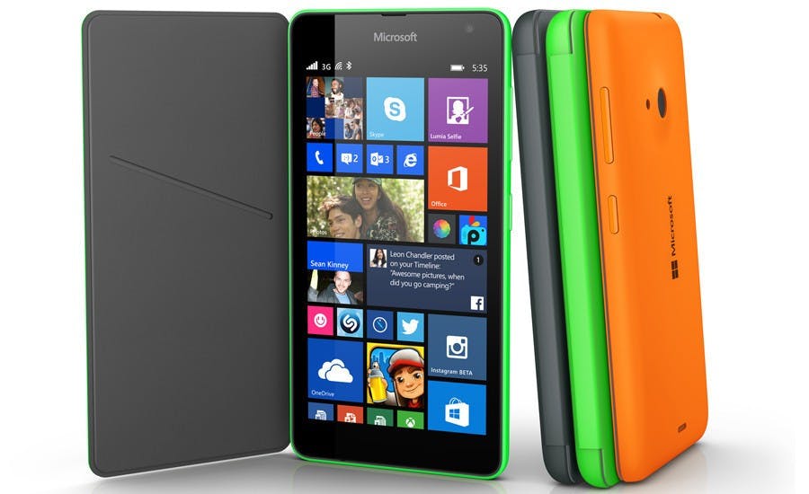 是微軟牌 Lumia 手機第一發,針對主流市場的 5 吋機 Lumia 535這篇文章的首圖