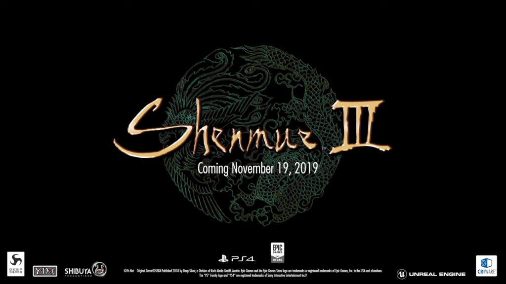 是Ys Net透露將考量《莎木3》PC版僅在Epic Game Store獨佔銷售所產生問題這篇文章的首圖