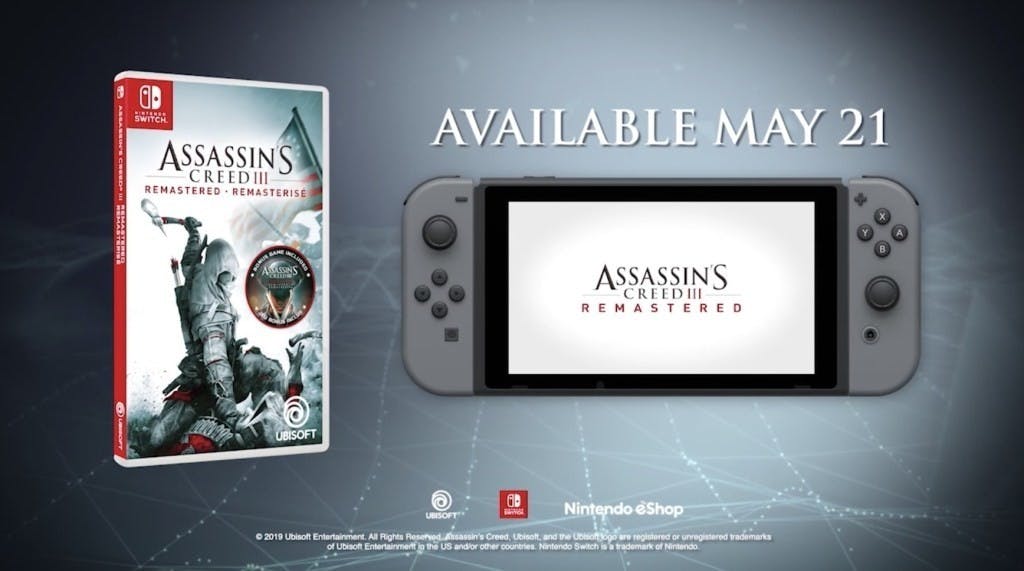 是《刺客教條3 重製版》確認登上Nintendo Switch平台 5/21推出這篇文章的首圖