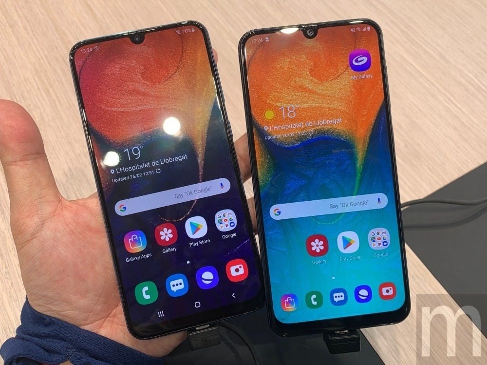 是動眼看/換上雙位數名稱與水滴造型螢幕的Galaxy A30、A50這篇文章的首圖