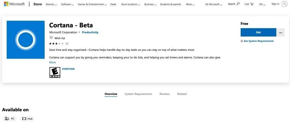 是改以獨立app形式使用,微軟預計從Windows 10拆分Cortana數位助理服務這篇文章的首圖