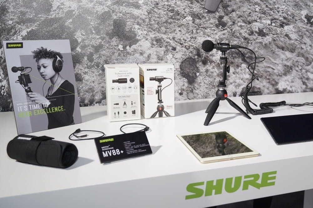 是針對行動影音創作需求 Shure在台推出MOTIV可攜式立體聲電容麥克風MV88+這篇文章的首圖