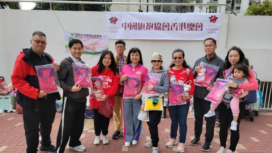「環保心連心換物暖社區」活動受到市民熱烈歡迎。（作者提供圖片）