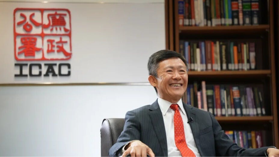 白韞六指，廉政公署47年的歷史可以看到，我們一路都可以做到我們向市民所承諾的真的能夠保密。（直新聞圖片）