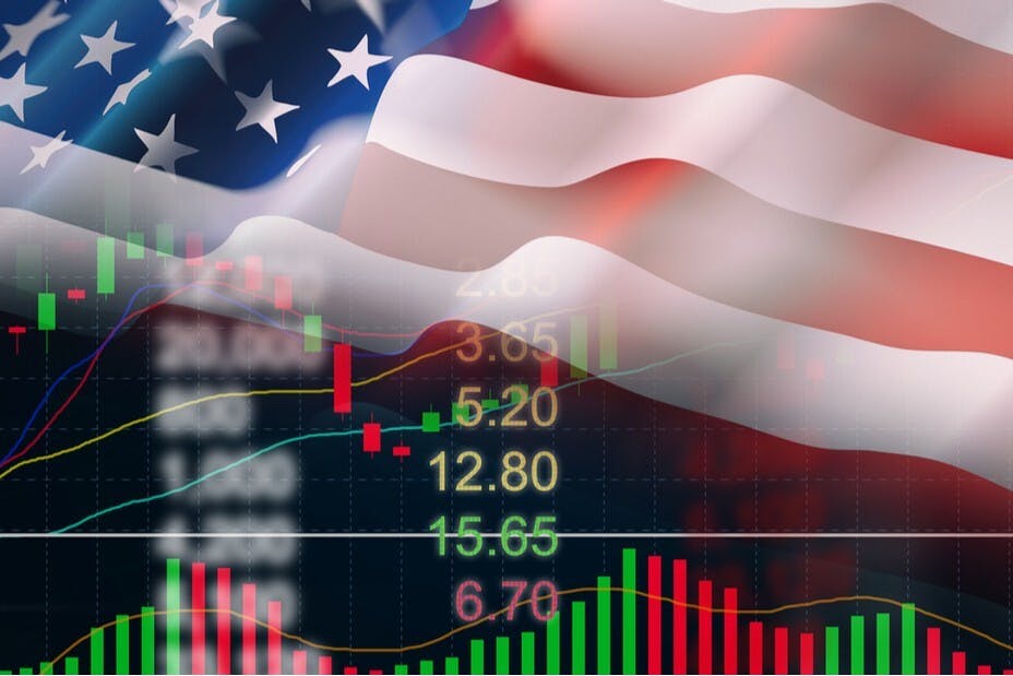 美國經濟連續兩季負增長。（Shutterstock）