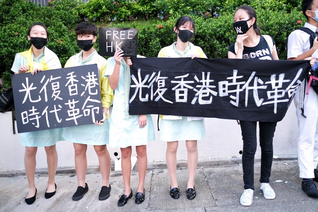 若學生們不是被逼，而是清楚明白，自己在追求公義，願意承擔後果和風險，我們實在應該支持他們呢！（亞新社）