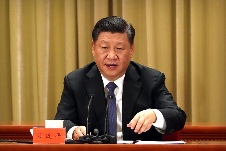國家主席習近平表明，中國決心奉行多邊主義，積極參與國際組織，強調面對全球環境風險挑戰，各國是「同舟共濟的人類命運共同體」。（亞新社）