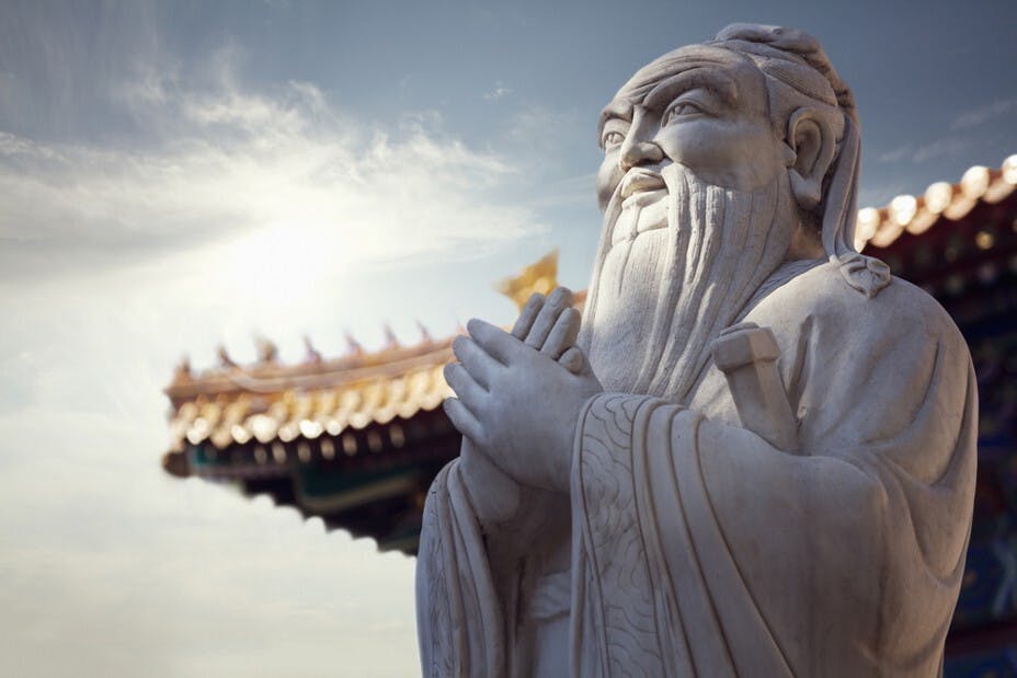 孔子講學的用心在於推廣教化，並培育才德兼備的從政者。（Shutterstock）