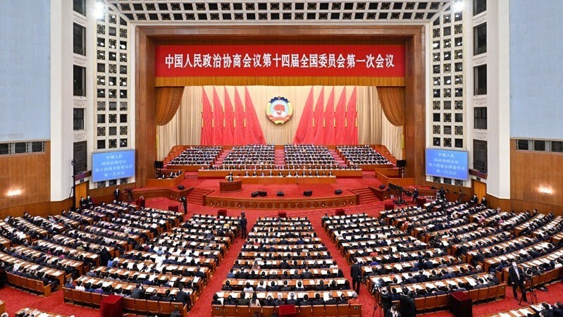 北京「兩會」正在舉行中，正值換屆，新消息不斷。（中國政府網圖片）