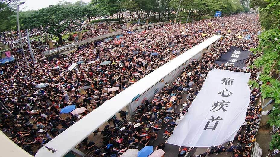 200萬人上街 促撤修例釋放被捕者 2 Million March Again to Stop China Extradition