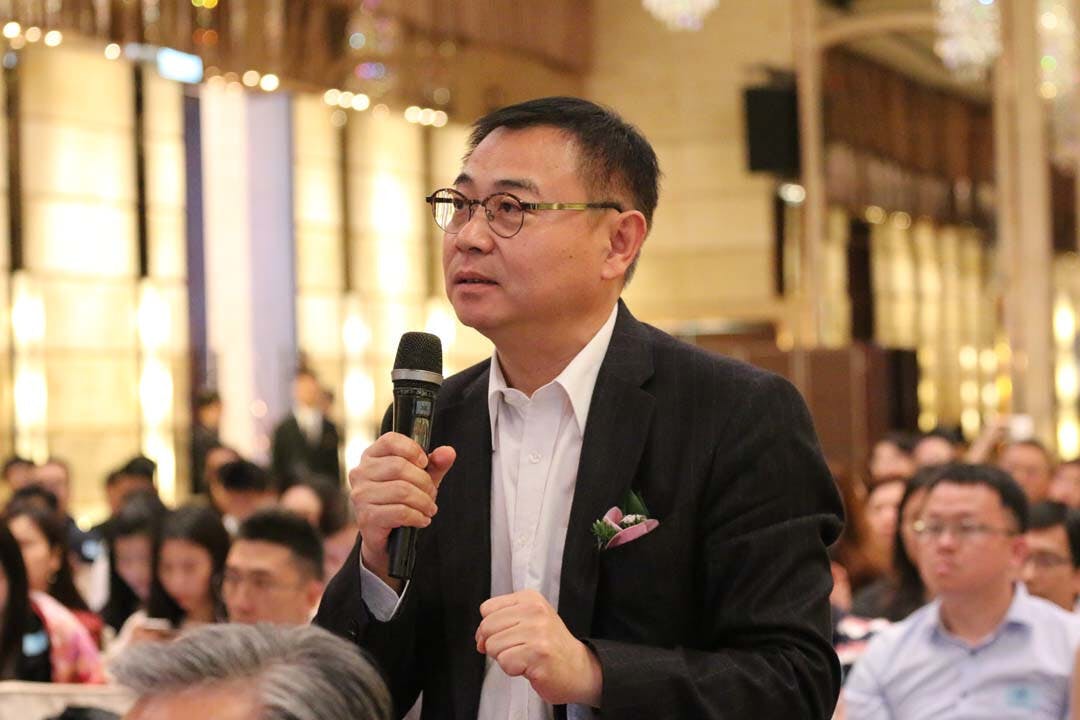 哈繼銘認為，儘管我國當前國際貿易總體平衡，但是消費品進口不足。（曾紹樑攝）