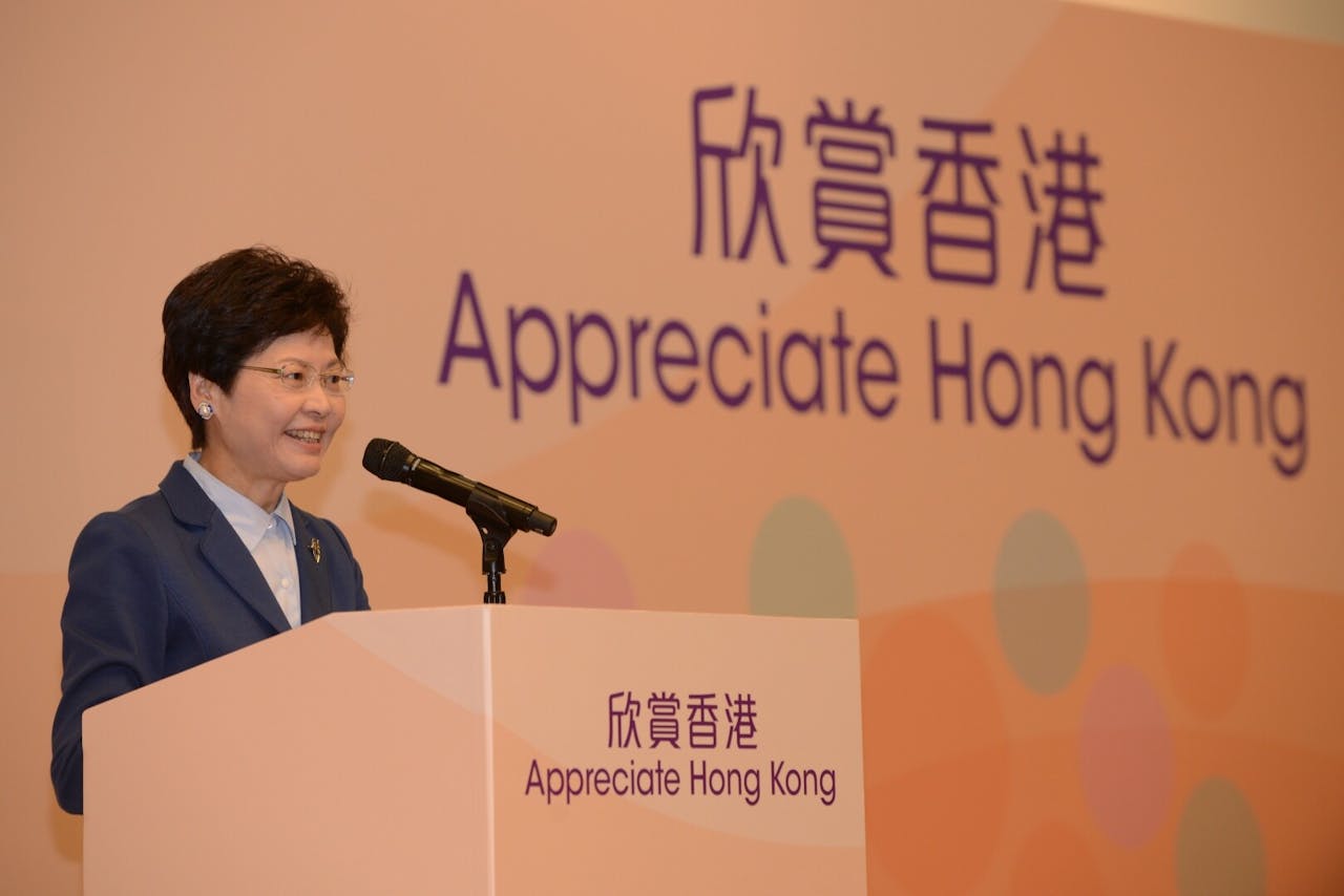 候任行政長官林鄭月娥（亞新社）