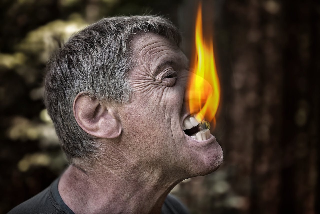 容易暴燥發火的人，最終受傷害的都是自己。（Pixabay）