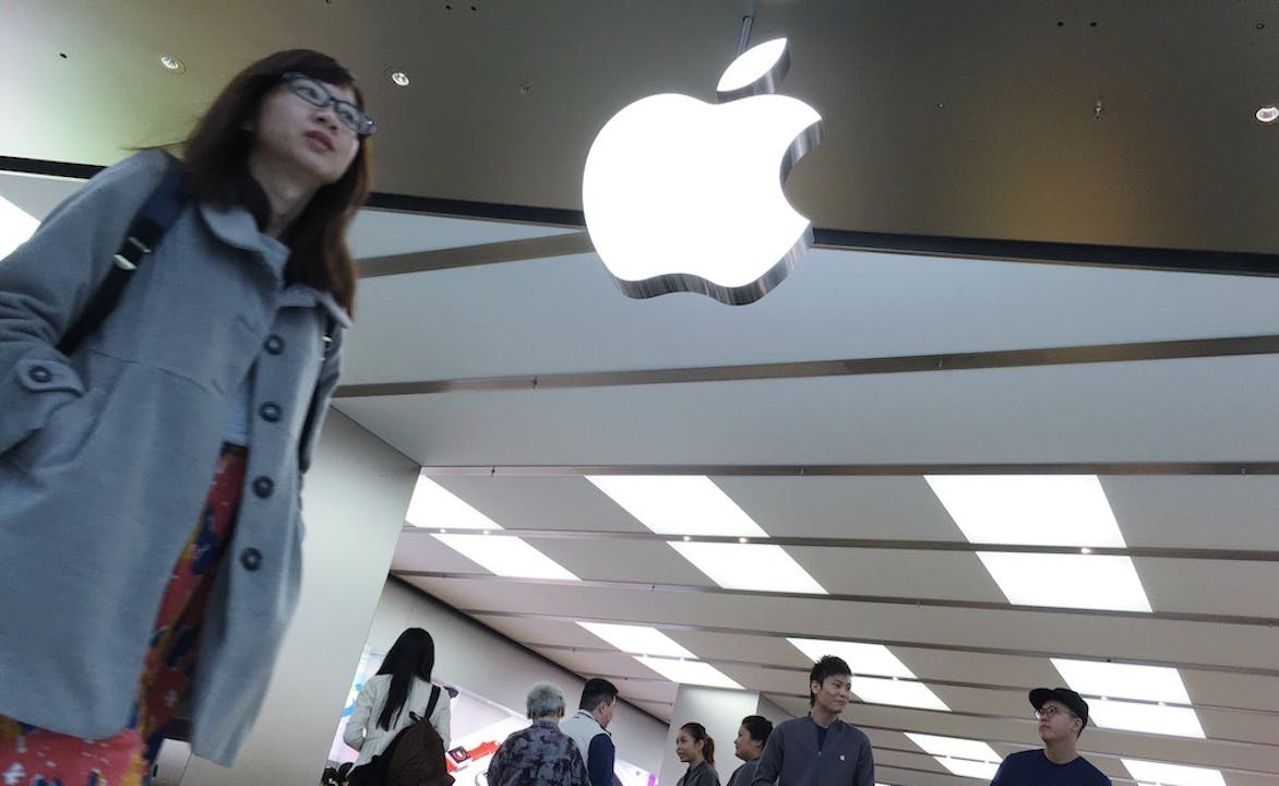 蘋果的成功，除了提供可靠易用的電子產品外，人們看到蘋果名稱和商標，能夠聯想到創意、潮流、獨特、美觀等特性。（亞新社）