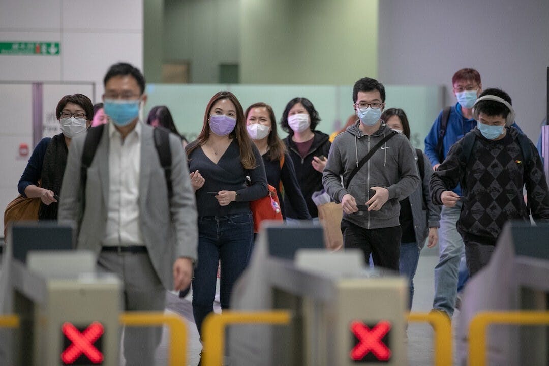 管軼呼籲，如果去過武漢的人，請自我隔離。（亞新社）