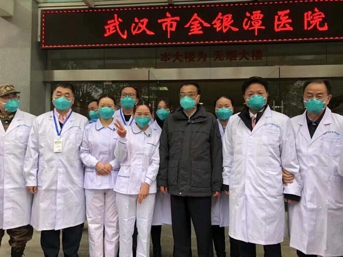 中國第一個走入病毒，第一個走出病毒，還可以做福世人。善哉善哉。（亞新社）