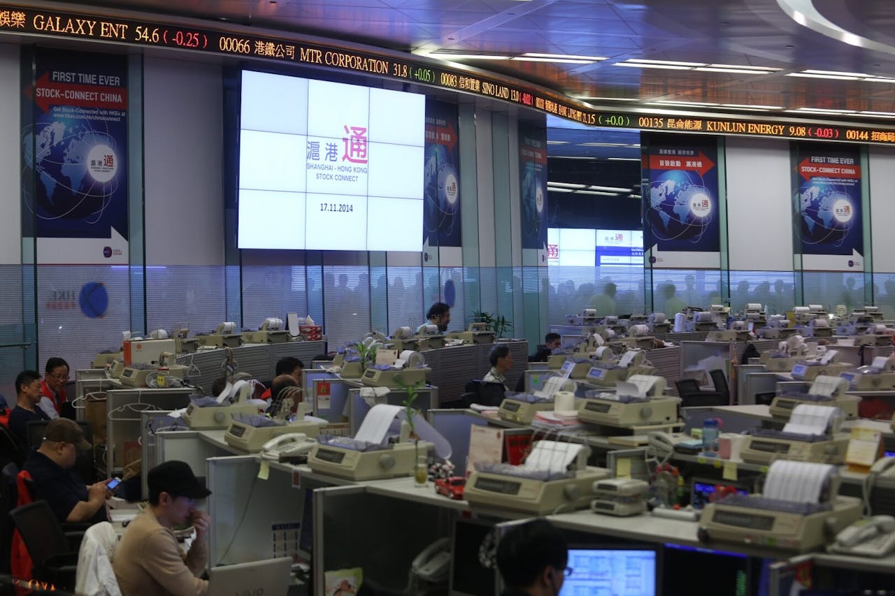 首季藉互聯互通流入港股資金逾千億元。（亞新社圖片）