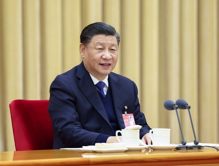 習近平出席中央經濟工作會議，並發表重要講話。（中國政府網圖片）