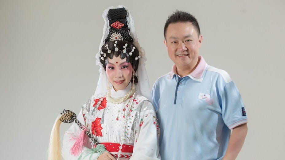 梨園佳偶高潤鴻、謝曉瑩夫婦二人同心，共創未來。