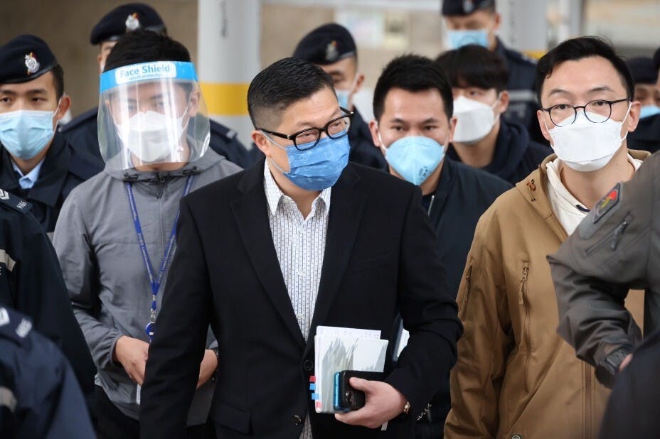鄧炳強在加入保安局後，主力以政策和法例為本，認為能夠找到更好打擊罪案的方法。（亞新社）
