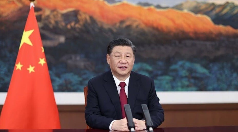 習近平說，國際上的事應該由大家共同商量，世界前途命運應該由各國共同掌握，世界要公道，不要霸道，大國要有大國的樣子，要展現更多責任擔當。（觀察者網圖片）