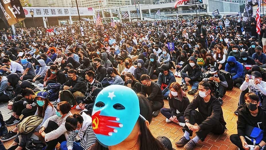聲援維吾爾族人權 數千人中環集會 Thousands Rally in Central in Solidarity with Uighur Human Rights