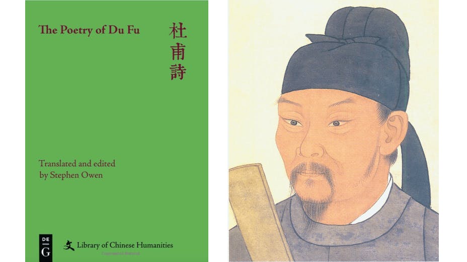 作為一個詩歌翻譯者，宇文所安的視點比較獨特，他說杜甫「是一位有點古怪的詩人」。（左：Amazon，右：Wikimedia Commons）