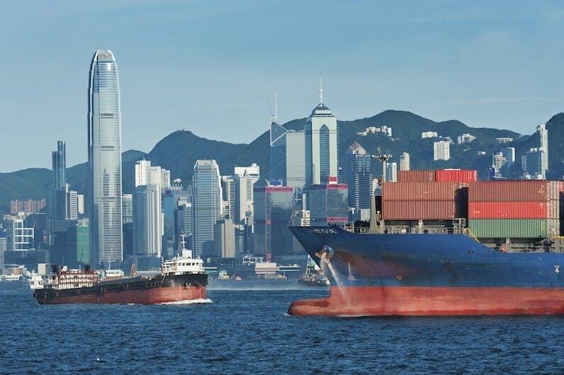 隨着印度和東盟等地貿易起飛，筆者對本港作為轉口樞紐的地位抱持樂觀態度。（Shutterstock）