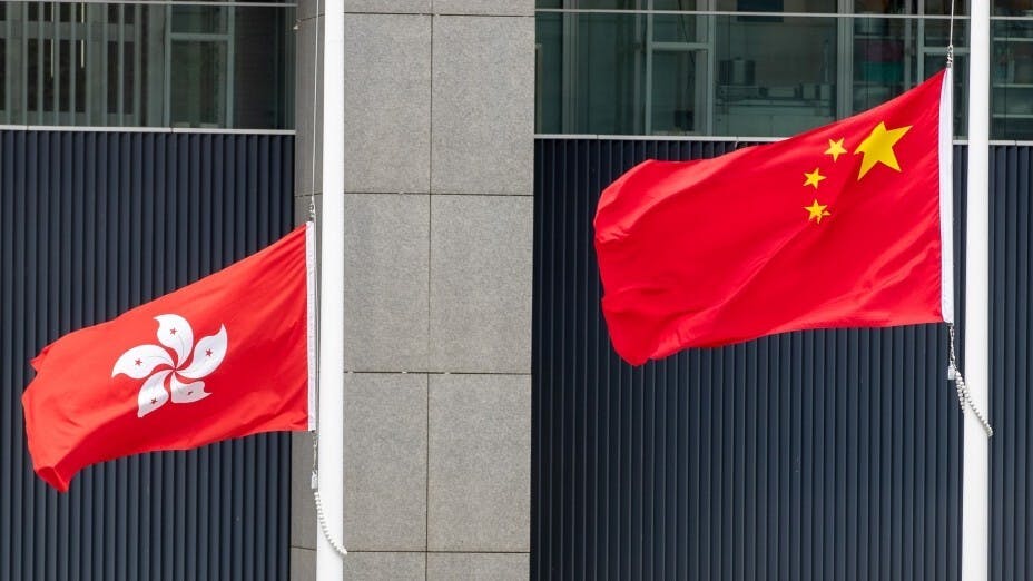 播錯國歌後，就要求附加的核對，全世界之中，這只適用於來自香港的隊伍。（亞新社）