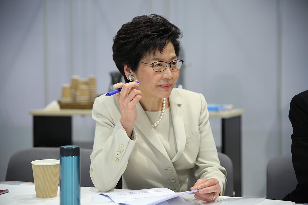 第五屆行政長官林鄭月娥（林鄭月娥競選網站）