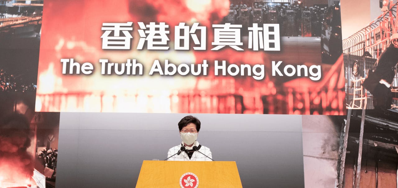 對於反修例示威，政府是否拒絕面對真相？（亞新社）