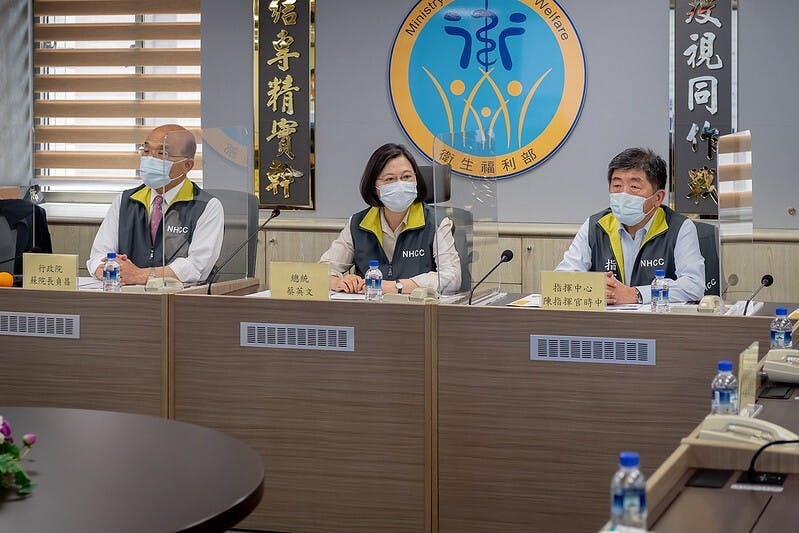 不少人都覺得，台灣為了保住全世界抗疫第一這個稱號，不做篩檢，就不會出現確診。（台灣總統府圖片）