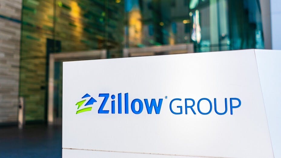 Zillow近期股價大跌，主因是其炒樓投資失利。（Shutterstock）