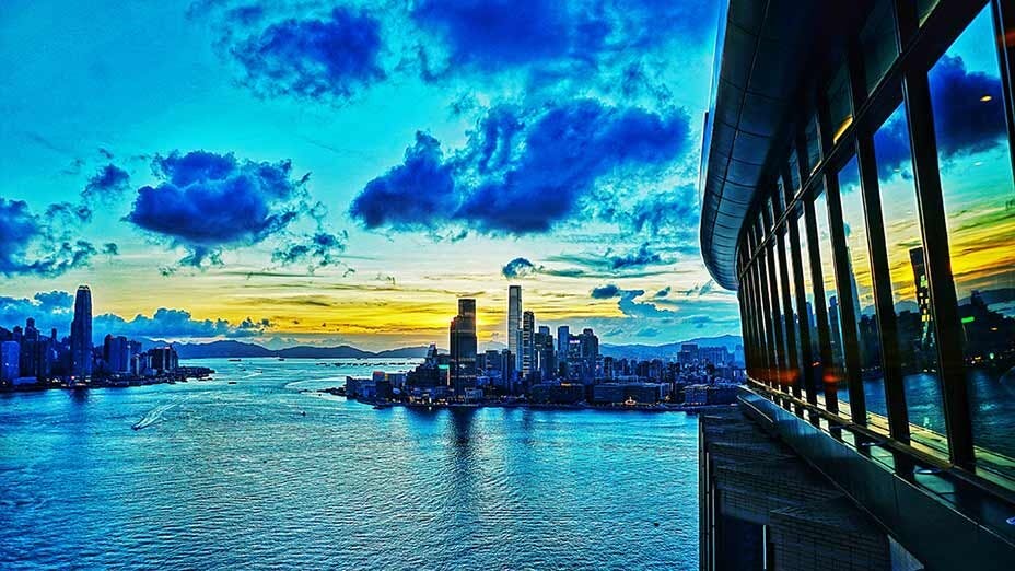 維港夕照 Sunset at Victoria Harbour