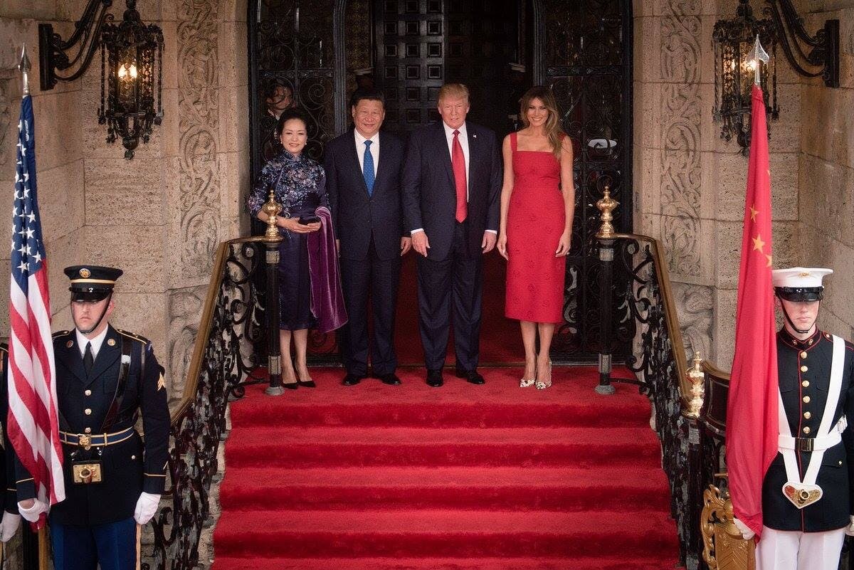 國家主席習近平訪美（Donald Trump Facebook）