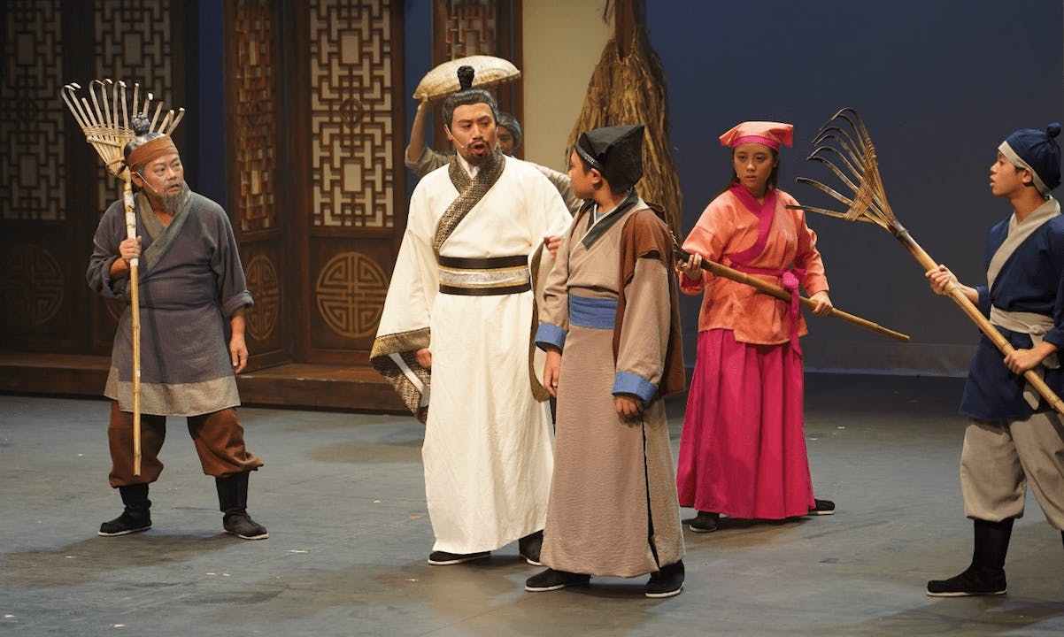 《細說王安石》舞台劇獲優質教育基金贊助、觀塘劇團籌辦演出，上周一連三天公演。（國史教育中心圖片）