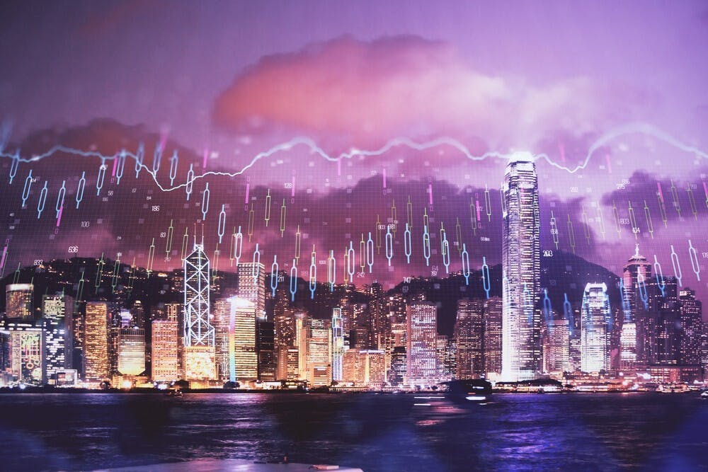 相比外圍，港股近期好些交易日似是強勁，容易產生築底的憧憬。（Shutterstock）