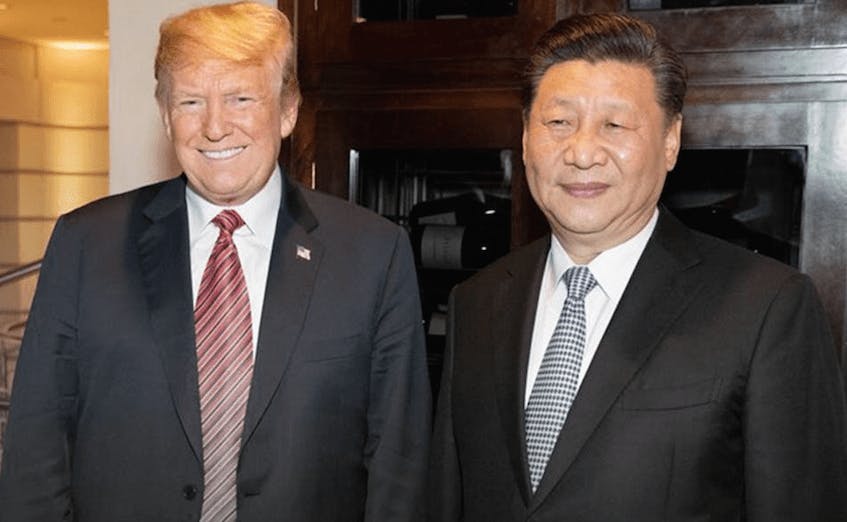 特朗普為了連任，這兩年也不會再想繼續進行中美貿易戰，只是現在特朗普正在找一個下台階給自己。（特朗普Facebook）